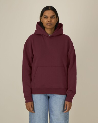 Chaser - Der Relaxed Unisex-Hoodie - Burgundy - XXS bedrucken, Art.-Nr. STSU077C2442S
