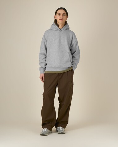 Chaser - Der Relaxed Unisex-Hoodie - Heather Grey - S bedrucken, Art.-Nr. STSU077C2501S