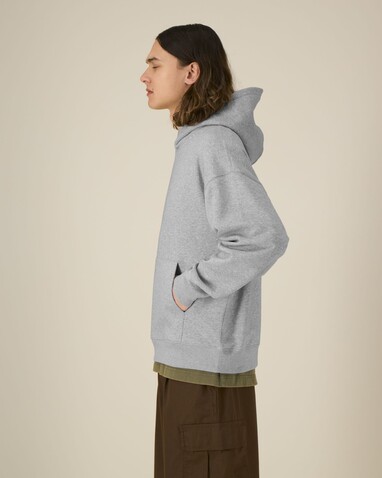 Chaser - Der Relaxed Unisex-Hoodie - Heather Grey - XL bedrucken, Art.-Nr. STSU077C2501X Chaser - Der Relaxed Unisex-Hoodie - Heather Grey - XL bedrucken, Art.-Nr. STSU077C2501X