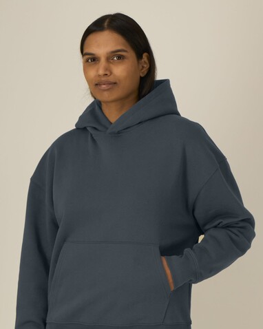 Chaser - Der Relaxed Unisex-Hoodie - India Ink Grey - XXL bedrucken, Art.-Nr. STSU077C7152X