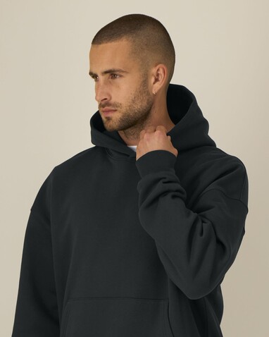Chaser - Der Relaxed Unisex-Hoodie - Black - XXS bedrucken, Art.-Nr. STSU077C0022S