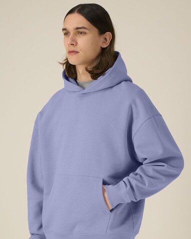 Chaser - Der Relaxed Unisex-Hoodie - Violet - M bedrucken, Art.-Nr. STSU077C1341M
