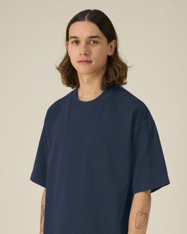Asher - Das schwere Boxy Unisex-T-Shirt - French Navy - 3XL bedrucken, Art.-Nr. STTU078C7273X Asher - Das schwere Boxy Unisex-T-Shirt - French Navy - 3XL bedrucken, Art.-Nr. STTU078C7273X
