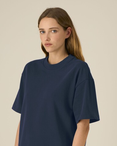 Asher - Das schwere Boxy Unisex-T-Shirt - French Navy - 3XL bedrucken, Art.-Nr. STTU078C7273X Asher - Das schwere Boxy Unisex-T-Shirt - French Navy - 3XL bedrucken, Art.-Nr. STTU078C7273X