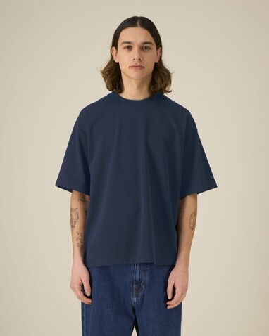 Asher - Das schwere Boxy Unisex-T-Shirt - French Navy - 3XL bedrucken, Art.-Nr. STTU078C7273X Asher - Das schwere Boxy Unisex-T-Shirt - French Navy - 3XL bedrucken, Art.-Nr. STTU078C7273X