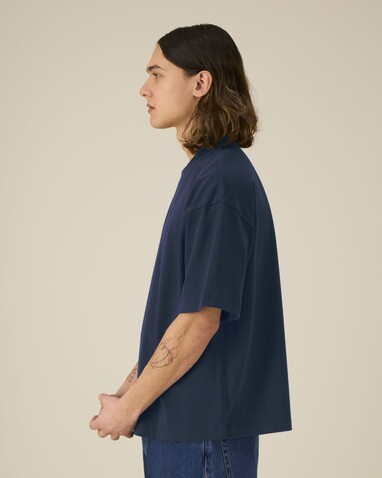 Asher - Das schwere Boxy Unisex-T-Shirt - French Navy - 3XL bedrucken, Art.-Nr. STTU078C7273X Asher - Das schwere Boxy Unisex-T-Shirt - French Navy - 3XL bedrucken, Art.-Nr. STTU078C7273X