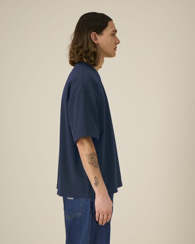 Asher - Das schwere Boxy Unisex-T-Shirt - French Navy - 3XL bedrucken, Art.-Nr. STTU078C7273X Asher - Das schwere Boxy Unisex-T-Shirt - French Navy - 3XL bedrucken, Art.-Nr. STTU078C7273X