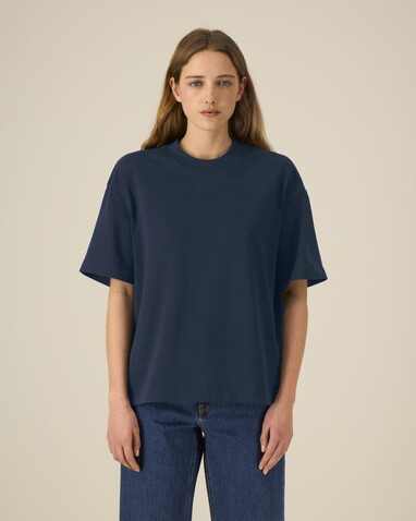 Asher - Das schwere Boxy Unisex-T-Shirt - French Navy - 3XL bedrucken, Art.-Nr. STTU078C7273X Asher - Das schwere Boxy Unisex-T-Shirt - French Navy - 3XL bedrucken, Art.-Nr. STTU078C7273X