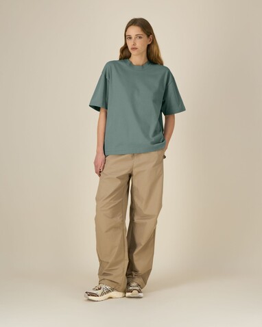 Asher - Das schwere Boxy Unisex-T-Shirt - Green Bay - L bedrucken, Art.-Nr. STTU078C1441L