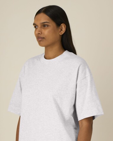 Asher - Das schwere Boxy Unisex-T-Shirt - Cool Heather Grey - 3XL bedrucken, Art.-Nr. STTU078C1463X