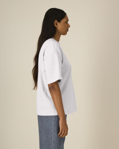 Asher - Das schwere Boxy Unisex-T-Shirt - Cool Heather Grey - M bedrucken, Art.-Nr. STTU078C1461M