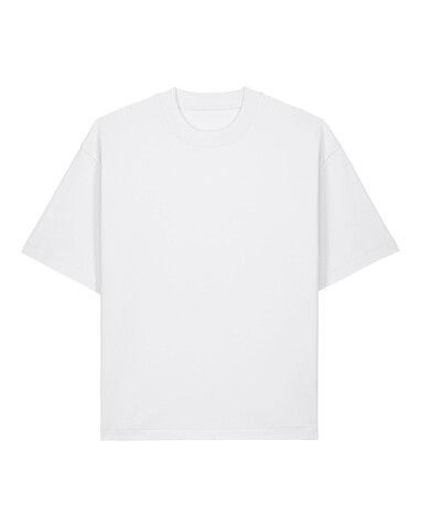 Asher - Das schwere Boxy Unisex-T-Shirt - White - S bedrucken, Art.-Nr. STTU078C0011S