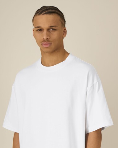 Asher - Das schwere Boxy Unisex-T-Shirt - White - L bedrucken, Art.-Nr. STTU078C0011L Asher - Das schwere Boxy Unisex-T-Shirt - White - L bedrucken, Art.-Nr. STTU078C0011L