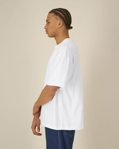 Asher - Das schwere Boxy Unisex-T-Shirt - White - M bedrucken, Art.-Nr. STTU078C0011M Asher - Das schwere Boxy Unisex-T-Shirt - White - M bedrucken, Art.-Nr. STTU078C0011M
