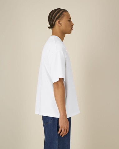 Asher - Das schwere Boxy Unisex-T-Shirt - White - XL bedrucken, Art.-Nr. STTU078C0011X