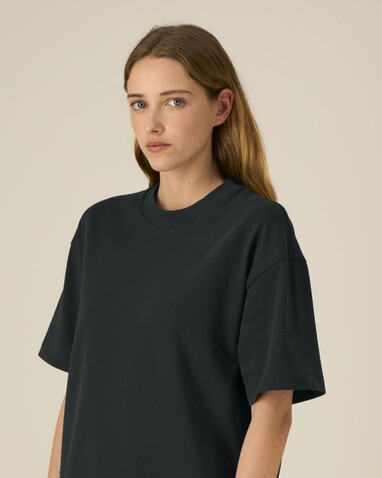 Asher - Das schwere Boxy Unisex-T-Shirt - Black - S bedrucken, Art.-Nr. STTU078C0021S