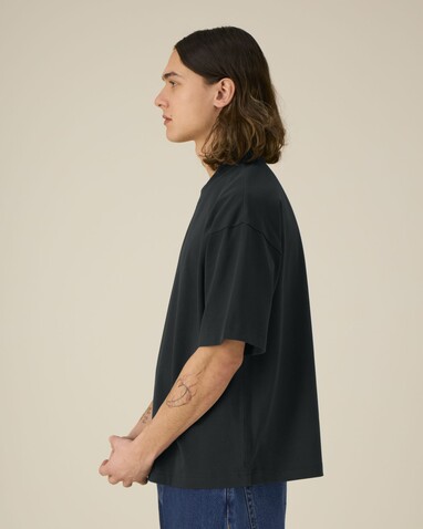 Asher - Das schwere Boxy Unisex-T-Shirt - Black - M bedrucken, Art.-Nr. STTU078C0021M