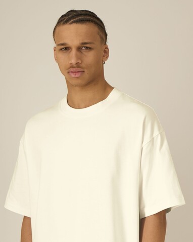 Asher - Das schwere Boxy Unisex-T-Shirt - Cream - XS bedrucken, Art.-Nr. STTU078C361XS