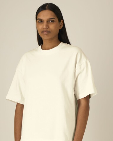 Asher - Das schwere Boxy Unisex-T-Shirt - Cream - M bedrucken, Art.-Nr. STTU078C3611M Asher - Das schwere Boxy Unisex-T-Shirt - Cream - M bedrucken, Art.-Nr. STTU078C3611M
