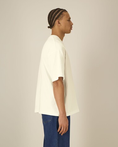Asher - Das schwere Boxy Unisex-T-Shirt - Cream - S bedrucken, Art.-Nr. STTU078C3611S Asher - Das schwere Boxy Unisex-T-Shirt - Cream - S bedrucken, Art.-Nr. STTU078C3611S