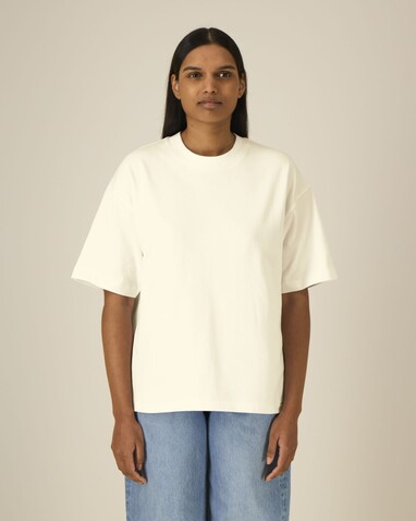 Asher - Das schwere Boxy Unisex-T-Shirt - Cream - XL bedrucken, Art.-Nr. STTU078C3611X