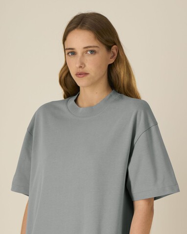 Asher - Das schwere Boxy Unisex-T-Shirt - Misty Grey - S bedrucken, Art.-Nr. STTU078C1381S Asher - Das schwere Boxy Unisex-T-Shirt - Misty Grey - S bedrucken, Art.-Nr. STTU078C1381S