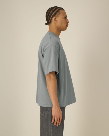 Asher - Das schwere Boxy Unisex-T-Shirt - Misty Grey - XL bedrucken, Art.-Nr. STTU078C1381X Asher - Das schwere Boxy Unisex-T-Shirt - Misty Grey - XL bedrucken, Art.-Nr. STTU078C1381X