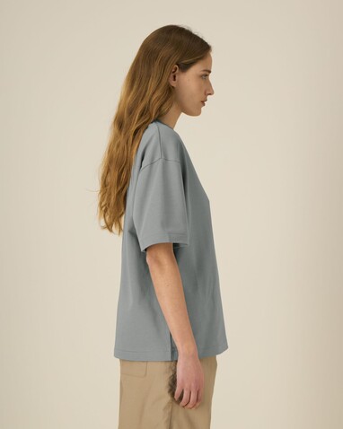 Asher - Das schwere Boxy Unisex-T-Shirt - Misty Grey - S bedrucken, Art.-Nr. STTU078C1381S Asher - Das schwere Boxy Unisex-T-Shirt - Misty Grey - S bedrucken, Art.-Nr. STTU078C1381S