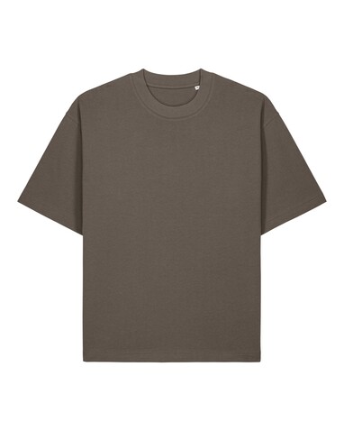 Asher - Das schwere Boxy Unisex-T-Shirt - Mocha - M bedrucken, Art.-Nr. STTU078C1351M