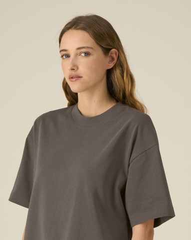 Asher - Das schwere Boxy Unisex-T-Shirt - Mocha - XL bedrucken, Art.-Nr. STTU078C1351X