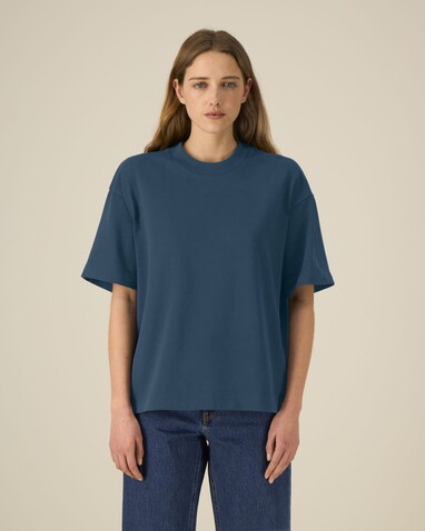Asher - Das schwere Boxy Unisex-T-Shirt - Deep Teal - 3XL bedrucken, Art.-Nr. STTU078C1363X