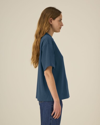 Asher - Das schwere Boxy Unisex-T-Shirt - Deep Teal - M bedrucken, Art.-Nr. STTU078C1361M