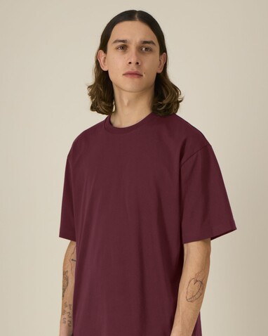 Breezer - Das Relaxed Unisex-T-Shirt - Burgundy - S bedrucken, Art.-Nr. STTU964C2441S Breezer - Das Relaxed Unisex-T-Shirt - Burgundy - S bedrucken, Art.-Nr. STTU964C2441S