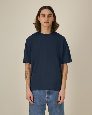 Breezer - Das Relaxed Unisex-T-Shirt - French Navy - XL bedrucken, Art.-Nr. STTU964C7271X