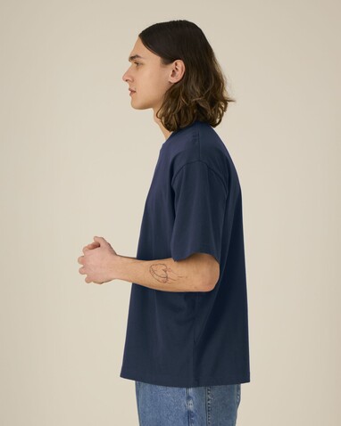 Breezer - Das Relaxed Unisex-T-Shirt - French Navy - XS bedrucken, Art.-Nr. STTU964C727XS