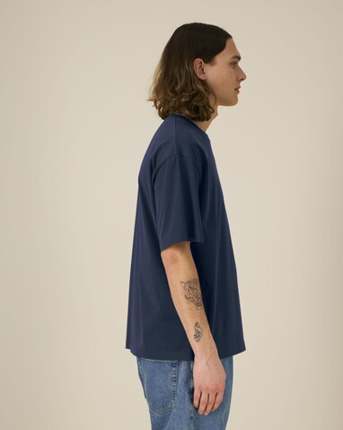 Breezer - Das Relaxed Unisex-T-Shirt - French Navy - XS bedrucken, Art.-Nr. STTU964C727XS