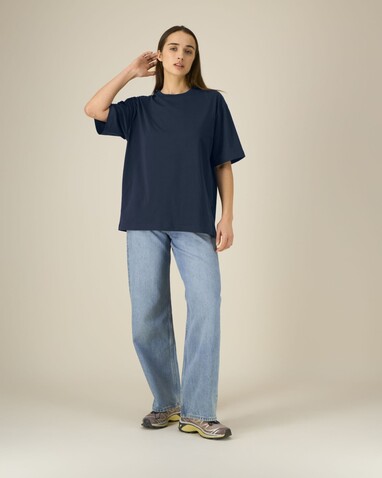 Breezer - Das Relaxed Unisex-T-Shirt - French Navy - XXS bedrucken, Art.-Nr. STTU964C7272S Breezer - Das Relaxed Unisex-T-Shirt - French Navy - XXS bedrucken, Art.-Nr. STTU964C7272S