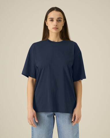 Breezer - Das Relaxed Unisex-T-Shirt - French Navy - XS bedrucken, Art.-Nr. STTU964C727XS