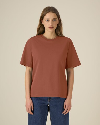 Breezer - Das Relaxed Unisex-T-Shirt - Heritage Brown - L bedrucken, Art.-Nr. STTU964C7301L