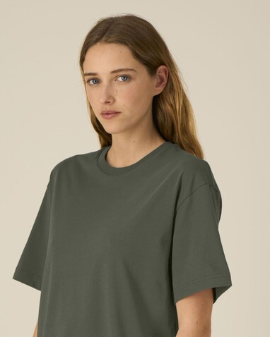 Breezer - Das Relaxed Unisex-T-Shirt - Khaki - S bedrucken, Art.-Nr. STTU964C2231S Breezer - Das Relaxed Unisex-T-Shirt - Khaki - S bedrucken, Art.-Nr. STTU964C2231S