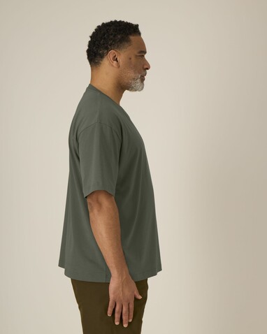 Breezer - Das Relaxed Unisex-T-Shirt - Khaki - L bedrucken, Art.-Nr. STTU964C2231L Breezer - Das Relaxed Unisex-T-Shirt - Khaki - L bedrucken, Art.-Nr. STTU964C2231L