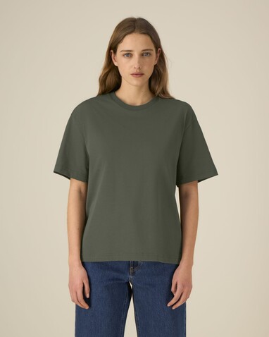 Breezer - Das Relaxed Unisex-T-Shirt - Khaki - L bedrucken, Art.-Nr. STTU964C2231L Breezer - Das Relaxed Unisex-T-Shirt - Khaki - L bedrucken, Art.-Nr. STTU964C2231L