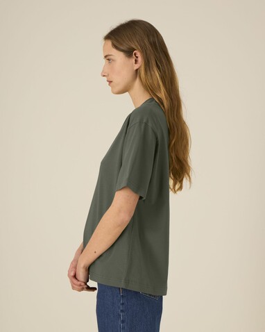 Breezer - Das Relaxed Unisex-T-Shirt - Khaki - XL bedrucken, Art.-Nr. STTU964C2231X