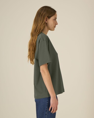 Breezer - Das Relaxed Unisex-T-Shirt - Khaki - XL bedrucken, Art.-Nr. STTU964C2231X