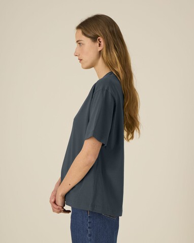Breezer - Das Relaxed Unisex-T-Shirt - India Ink Grey - XL bedrucken, Art.-Nr. STTU964C7151X