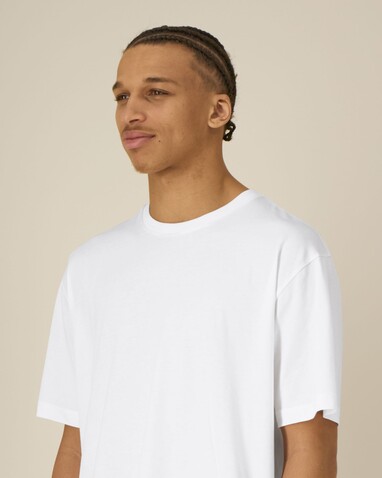 Breezer - Das Relaxed Unisex-T-Shirt - White - L bedrucken, Art.-Nr. STTU964C0011L