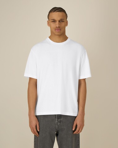 Breezer - Das Relaxed Unisex-T-Shirt - White - L bedrucken, Art.-Nr. STTU964C0011L
