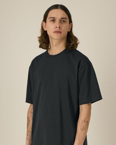 Breezer - Das Relaxed Unisex-T-Shirt - Black - 3XL bedrucken, Art.-Nr. STTU964C0023X