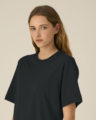 Breezer - Das Relaxed Unisex-T-Shirt - Black - L bedrucken, Art.-Nr. STTU964C0021L