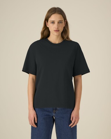 Breezer - Das Relaxed Unisex-T-Shirt - Black - XXS bedrucken, Art.-Nr. STTU964C0022S
